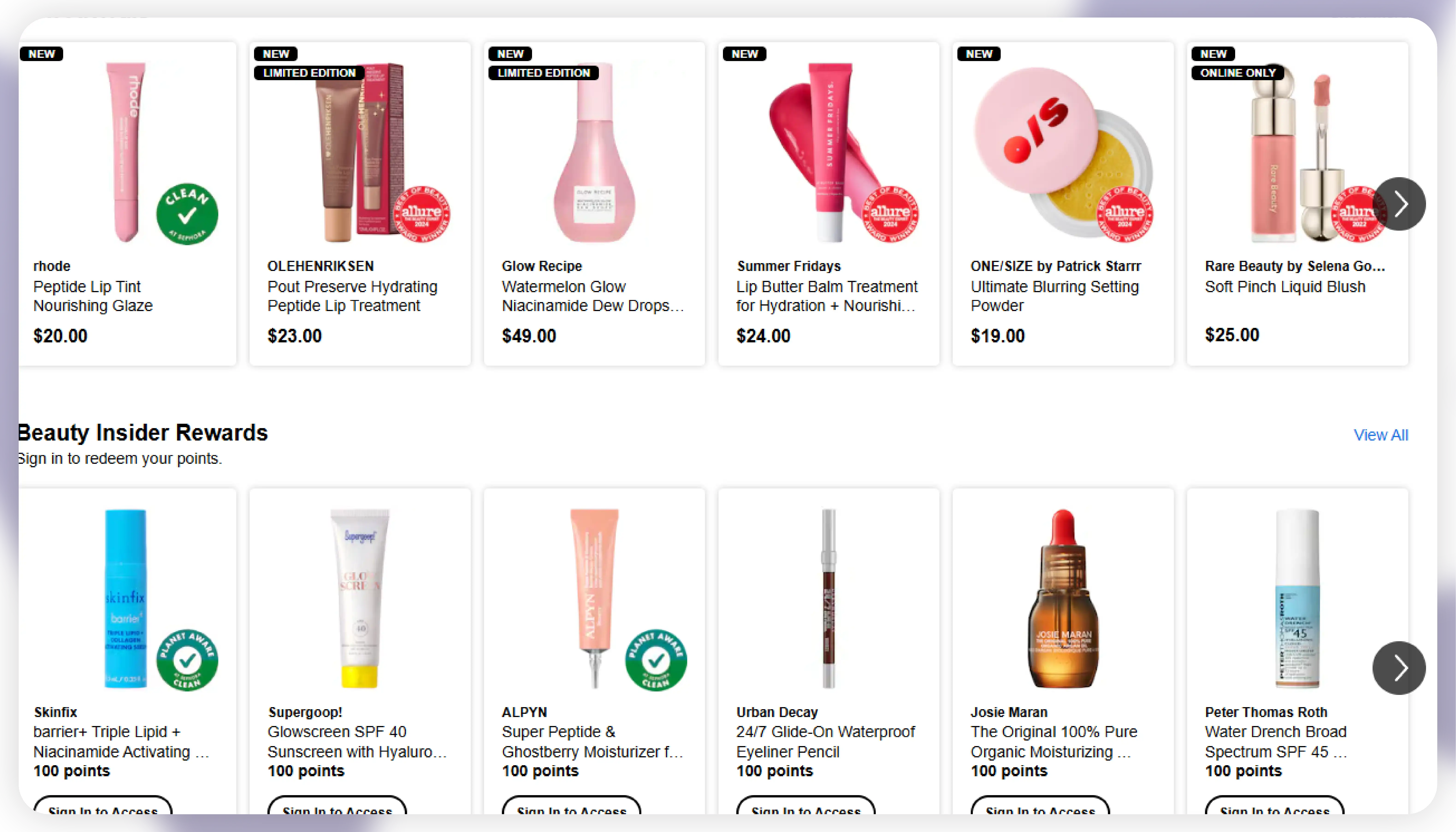 Scrape Sephora Beauty Products Data
